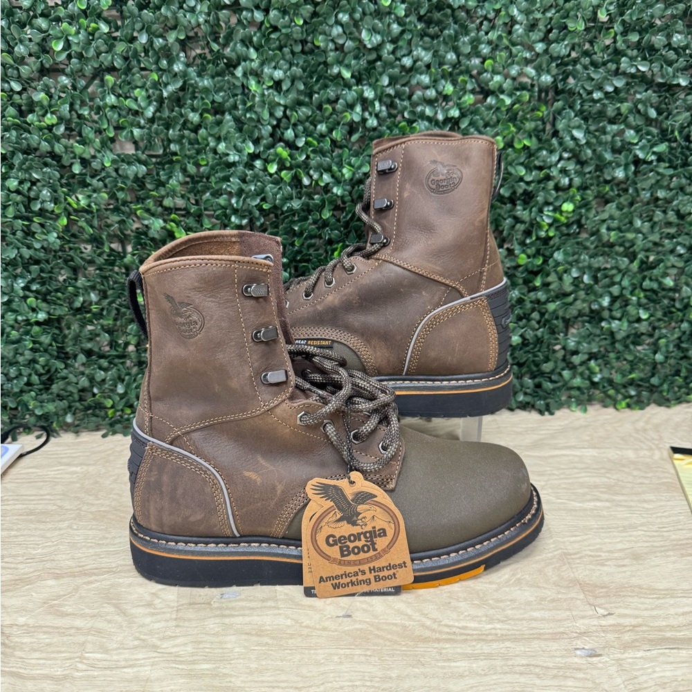 Georgia Boot AMP LT Power Wedge 8" Soft - M9.5